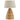 Conical Wicker Table Lamp With Linen Shade Hill Interiors