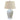 Woven Ceramic Table Lamp With Linen Shade Hill Interiors